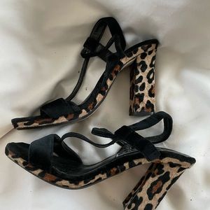 Vintage Bakers Leopard Print Heels